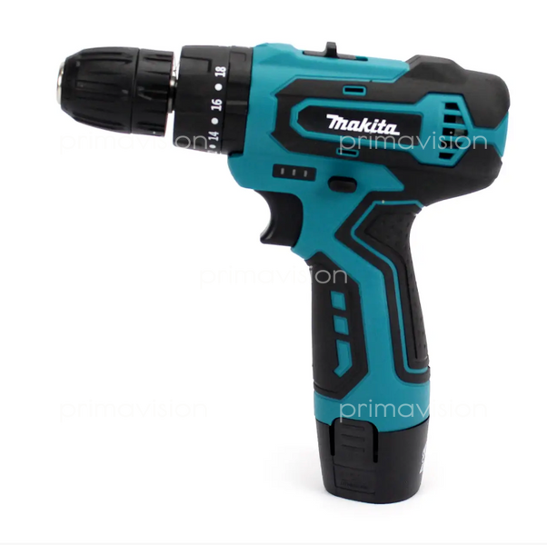 Ударный шуруповерт Makita DF330DWE (12V, 2Ah) с набором инструментов. АКБ шуруповерт Макита DF330DWE2 фото