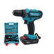 Шуруповерт Makita DF550 DWE (24V, 5.0AH) с набором инструментов. Аккумуляторный шуруповерт Макита DF550DWE фото 1