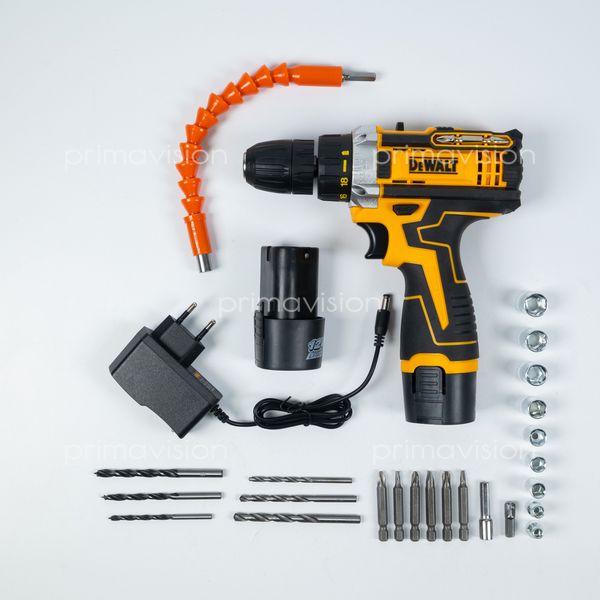 Аккумуляторный шуруповерт DeWALT DCF680G2F (12V 2AH) с набором инструментов. Шуруповерт Деволт DCF680G2F фото